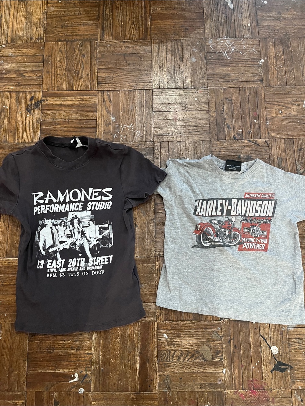 Ramones Black Graphic Kids T‑Shirt - Band Performance Studio and  harley 8-10